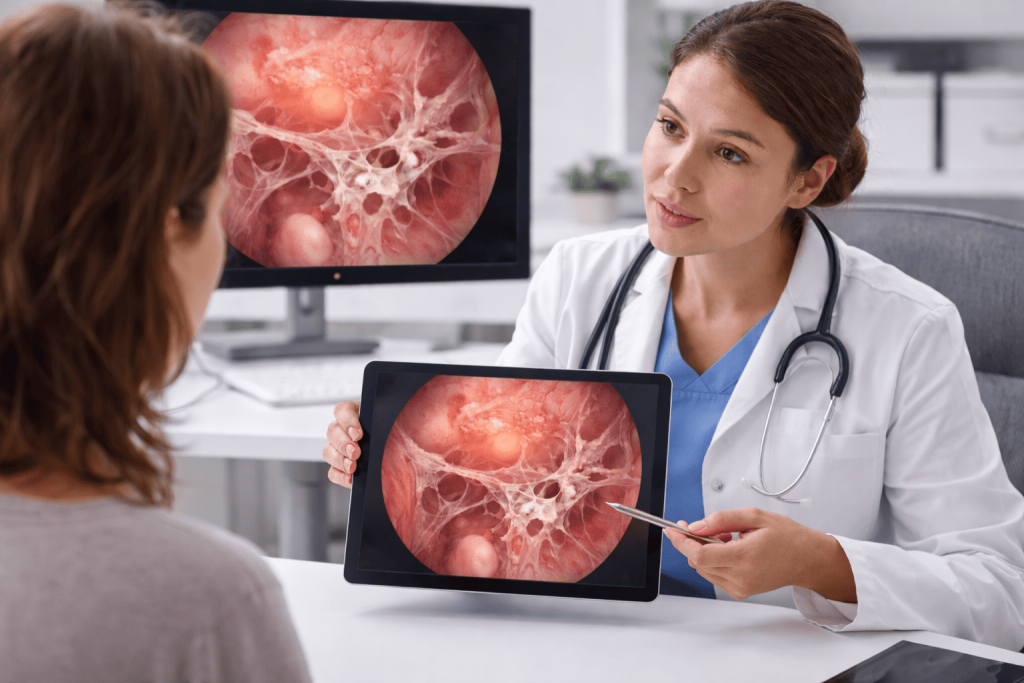 Диагностика внутриматочных синехий Диагностика внутриматочных синехий