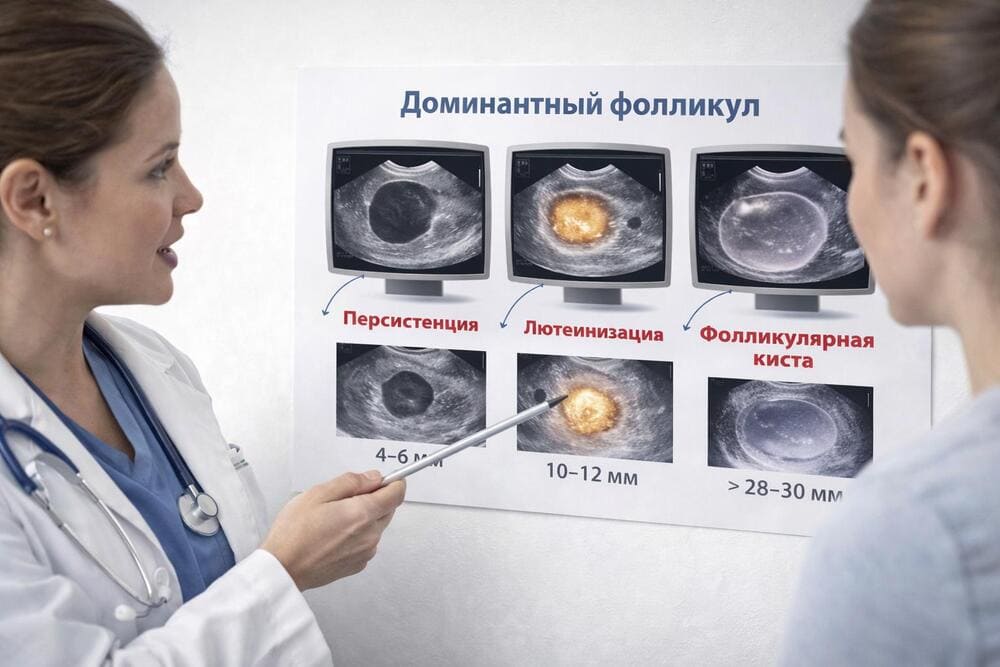 Доминантный фолликул Доминантный фолликул