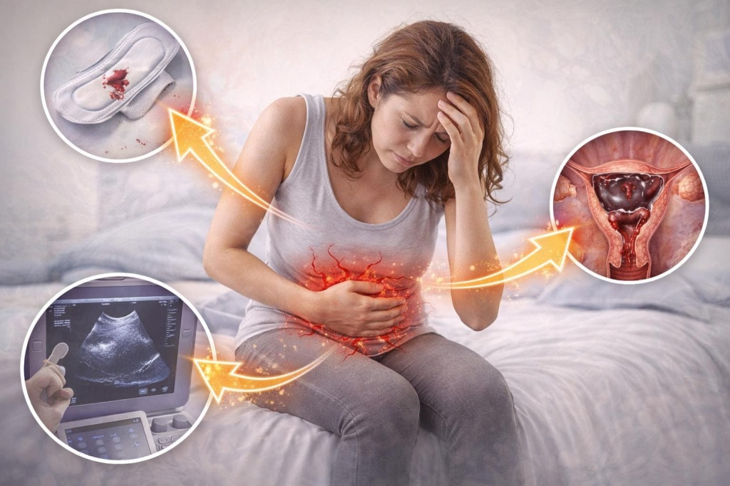 Симптомы внутриматочных синехий Симптомы внутриматочных синехий