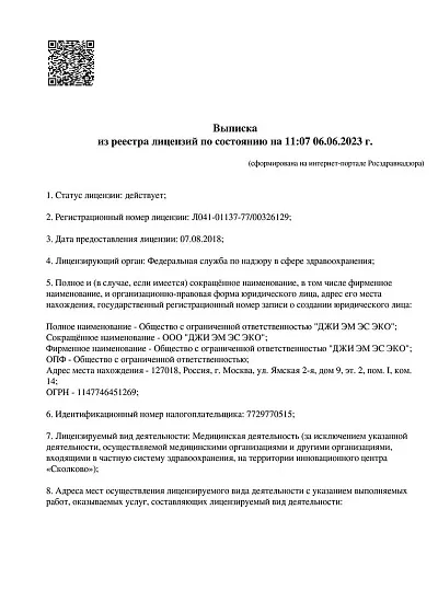 Лицензия (филиал на Ямской) стр.1